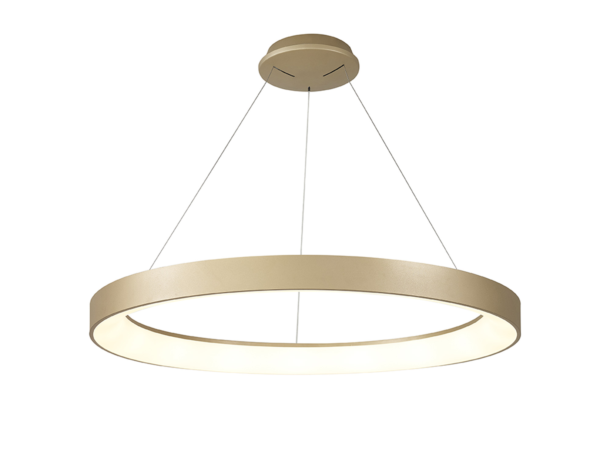 M8647  Niseko II Ring Pendant 90cm 66W LED Gold